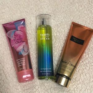 Lotions & body spray